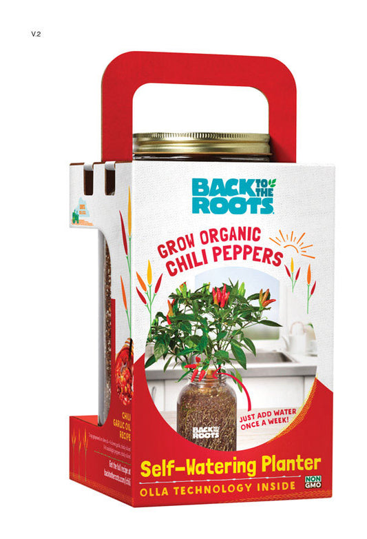 Back to the Roots 7772692 Self-Watering Planter Grow Kit for Moderate